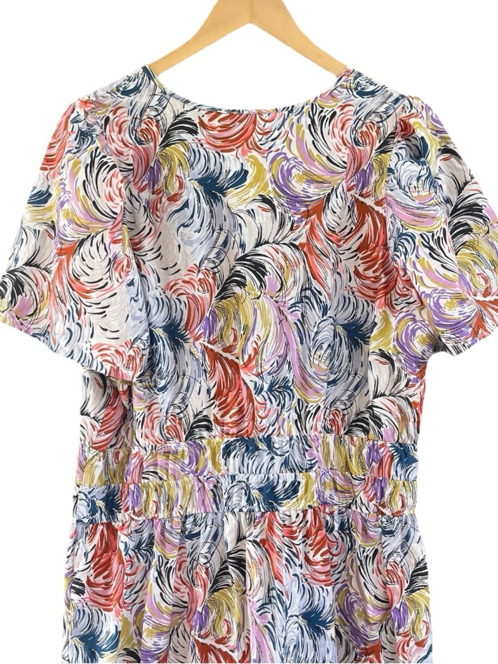 Anthropologie Somerset Abstract Swirl
Tiered Cotton Maxi Dress Large - Picture 5 of 13